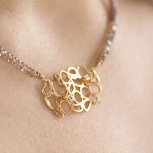 Κολιέ MOTION με ζαφείρια