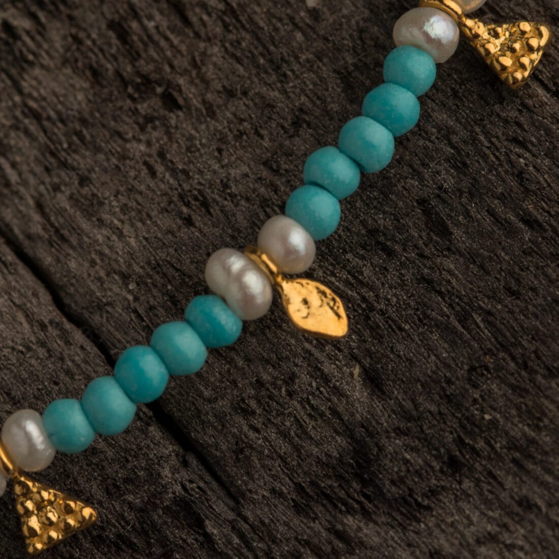 Τυρκουάζ καλοκαιρινό κολιέ