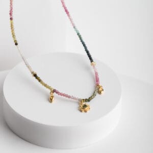 Κολιέ με τουρμαλίνες