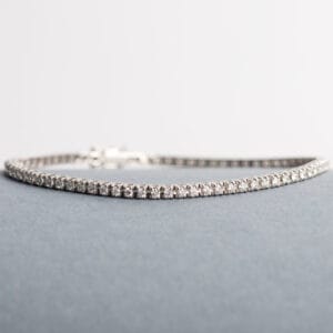Λευκόχρυσο tennis bracelet 18 καρατίων
