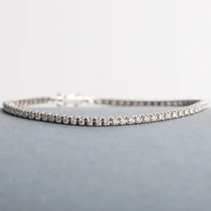 Λευκόχρυσο tennis bracelet 18 καρατίων