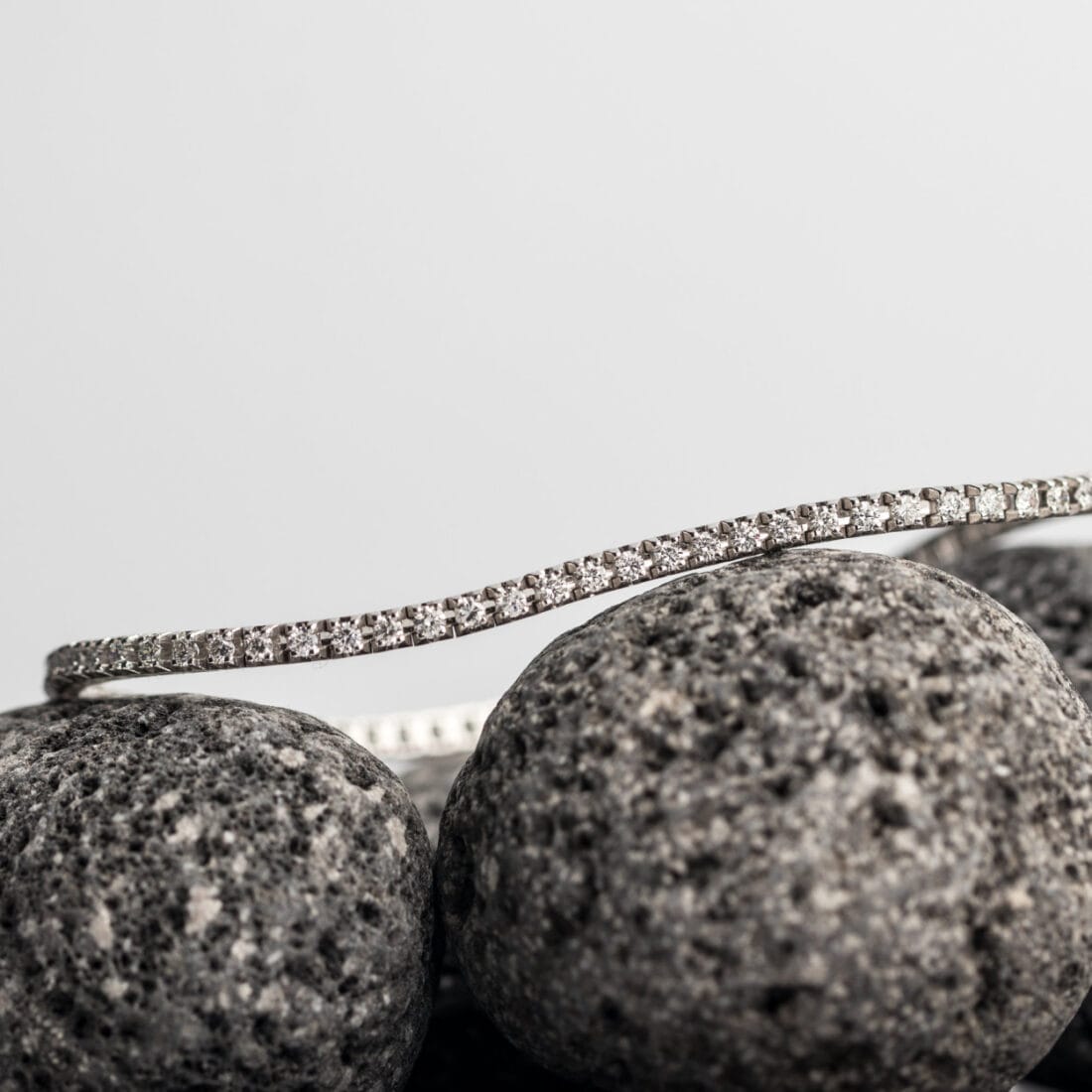 Λευκόχρυσο tennis bracelet 18 καρατίων