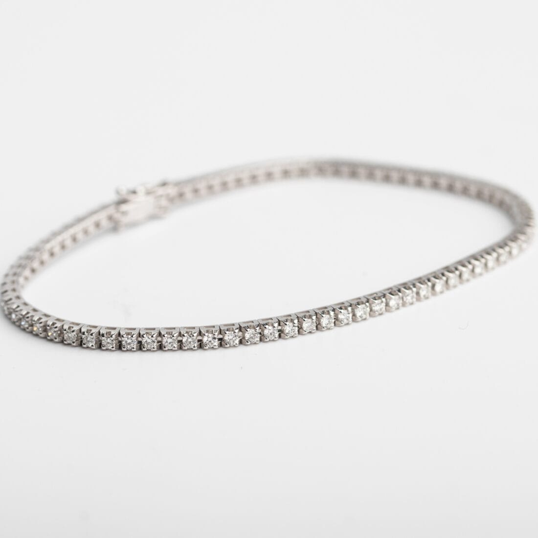 Λευκόχρυσο tennis bracelet 18 καρατίων