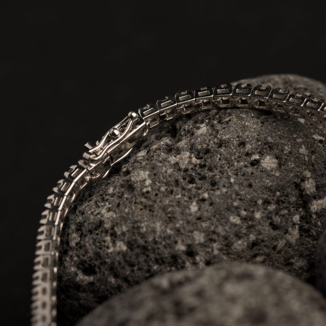 Λευκόχρυσο tennis bracelet 18 καρατίων