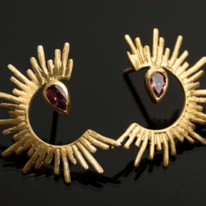 Σκουλαρίκια με τουρμαλίνη