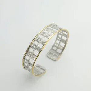 Βραχιόλι σταθερό KAVALA, ασημόχρυσο ή σε ασήμι 925