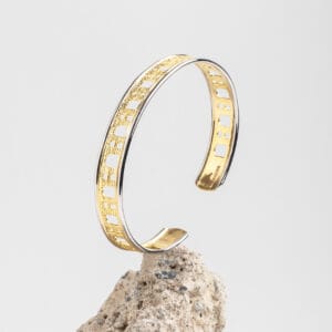 Βραχιόλι KAVALA στενό σε 14 ή 18 καράτια χρυσού