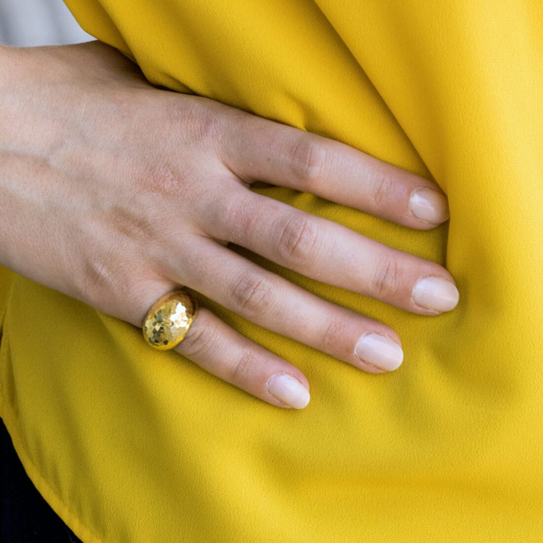 Σφυρήλατο δαχτυλίδι