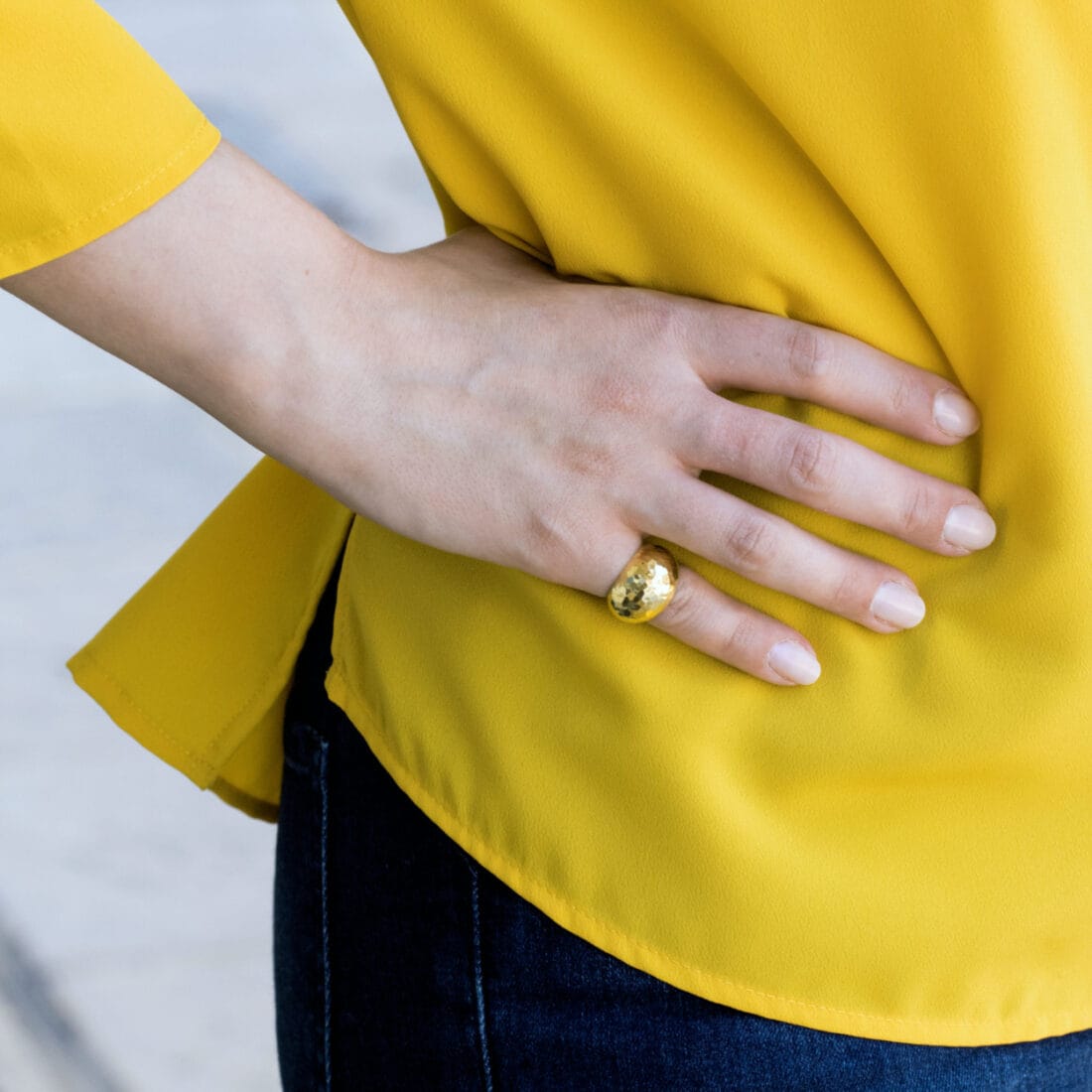 Σφυρήλατο δαχτυλίδι