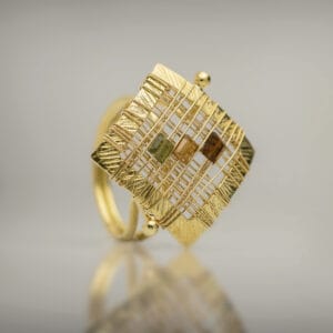 Δαχτυλίδι χειροποίητο "υφαντό"