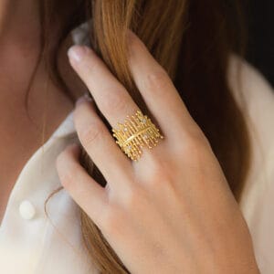 Δαχτυλίδι χρυσό LEGATO με διαμάντια κοπής brilliant