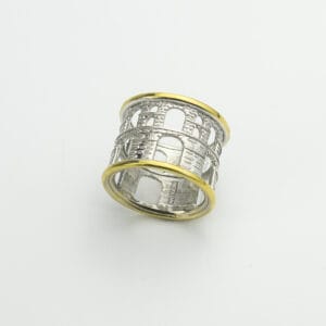 Διπλό δαχτυλίδι KAVALA σε ασήμι ή ασημόχρυσο