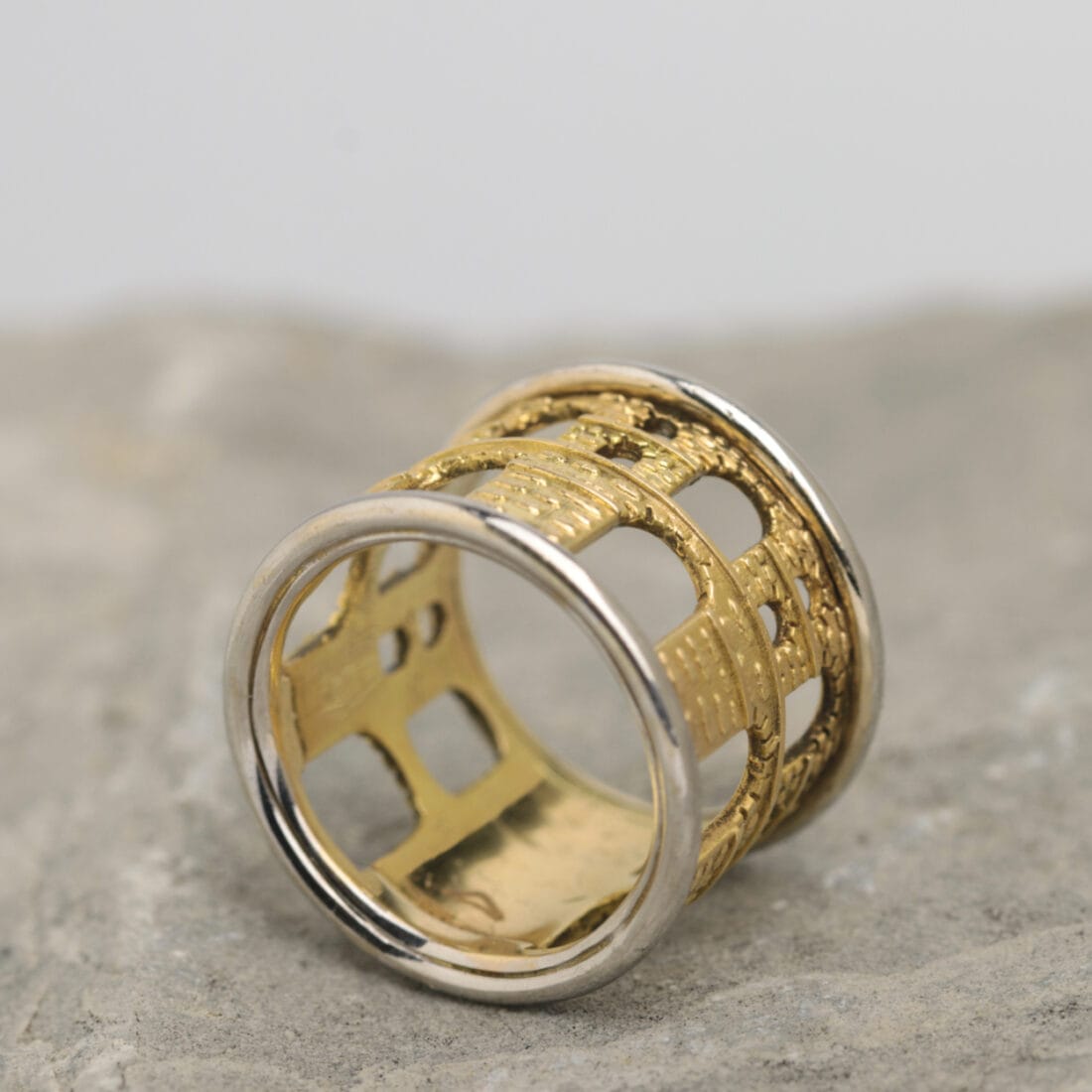 Διπλό δαχτυλίδι KAVALA σε χρυσό