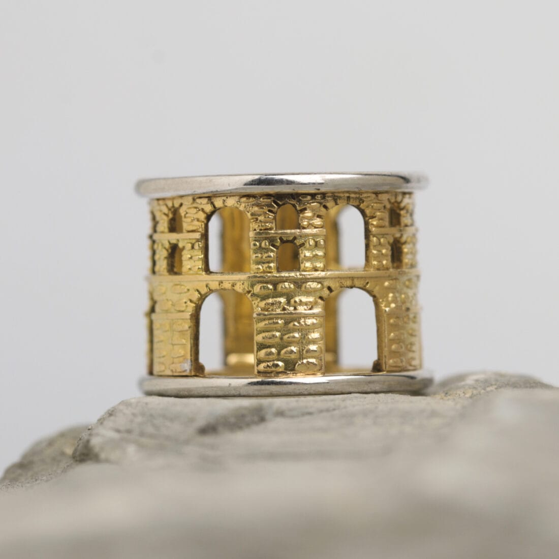 Διπλό δαχτυλίδι KAVALA σε χρυσό