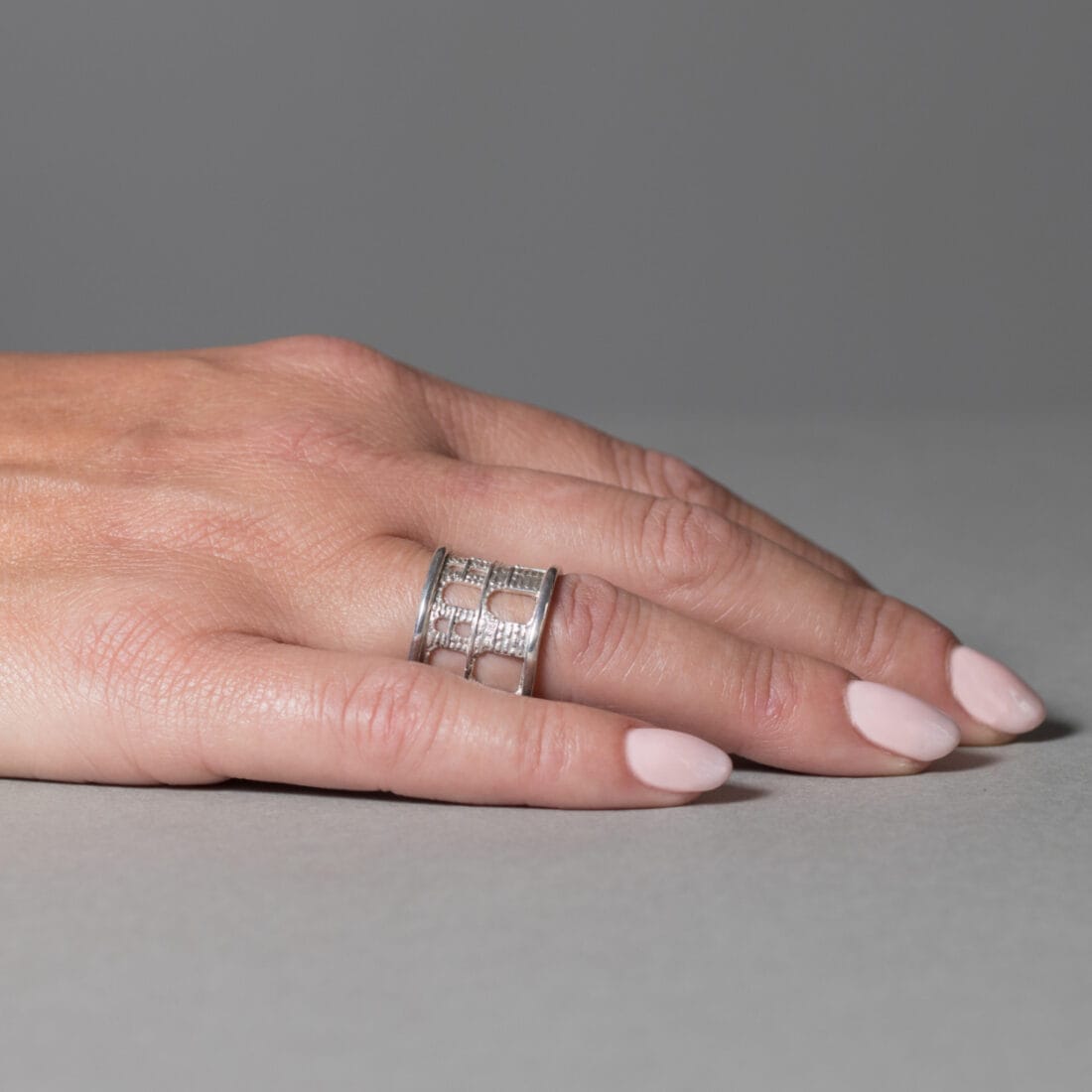 Διπλό δαχτυλίδι KAVALA σε ασήμι ή ασημόχρυσο