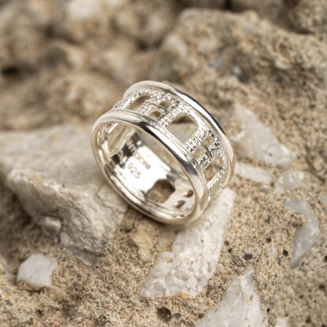 Μονό δαχτυλίδι KAVALA σε ασήμι ή ασημόχρυσο