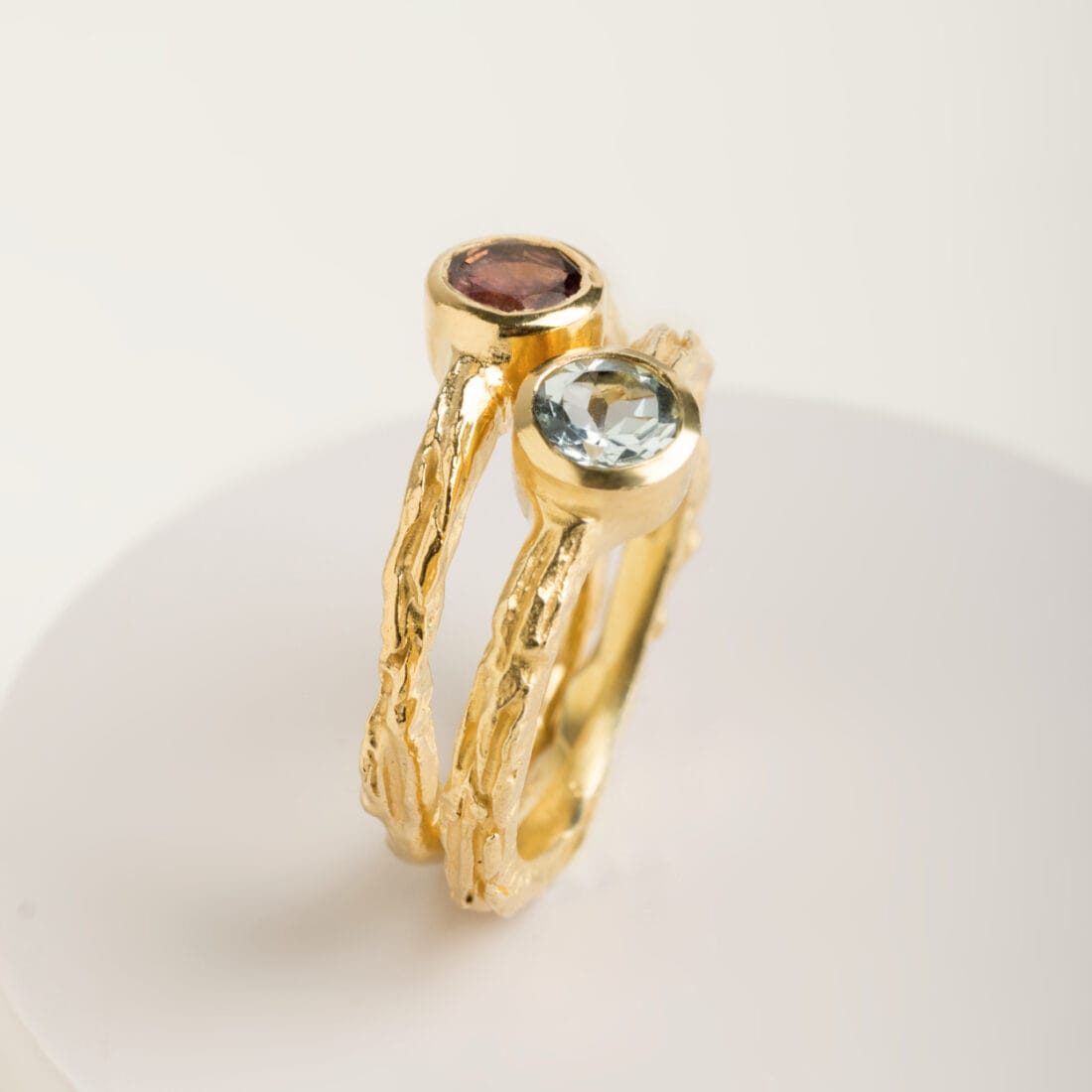 Χρυσό μονόπετρο