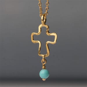 Μενταγιόν μινιατούρα σταυρός