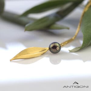 Μενταγιόν φύλλο ελιάς