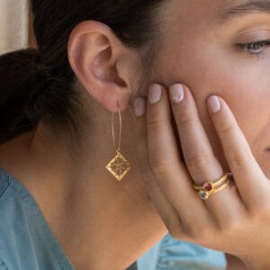 Σκουλαρίκια ρόμβοι