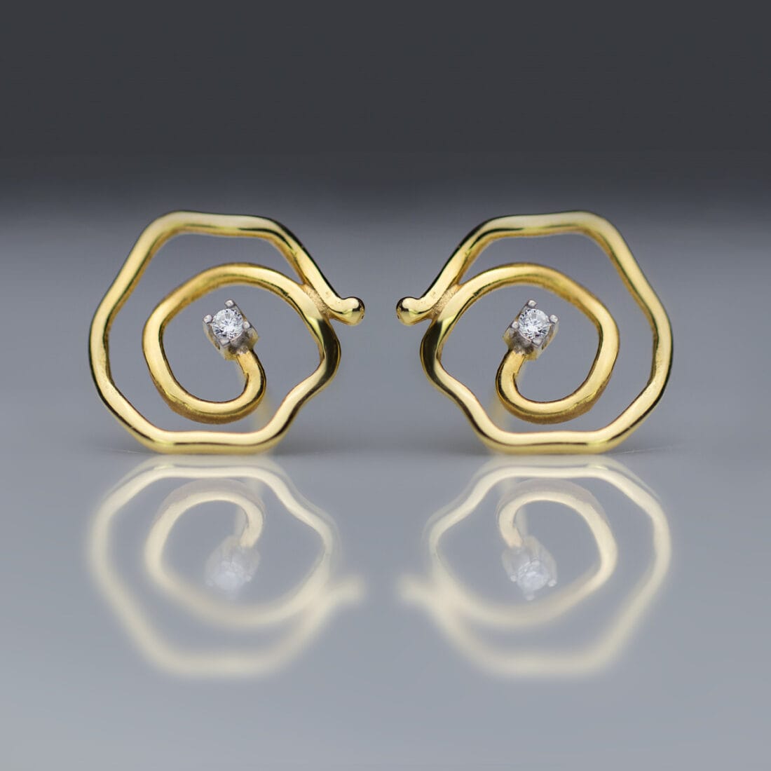 Διακριτικά σκουλαρίκια σπείρες