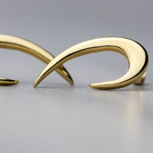 Χρυσά σκουλαρίκια SOBRIO