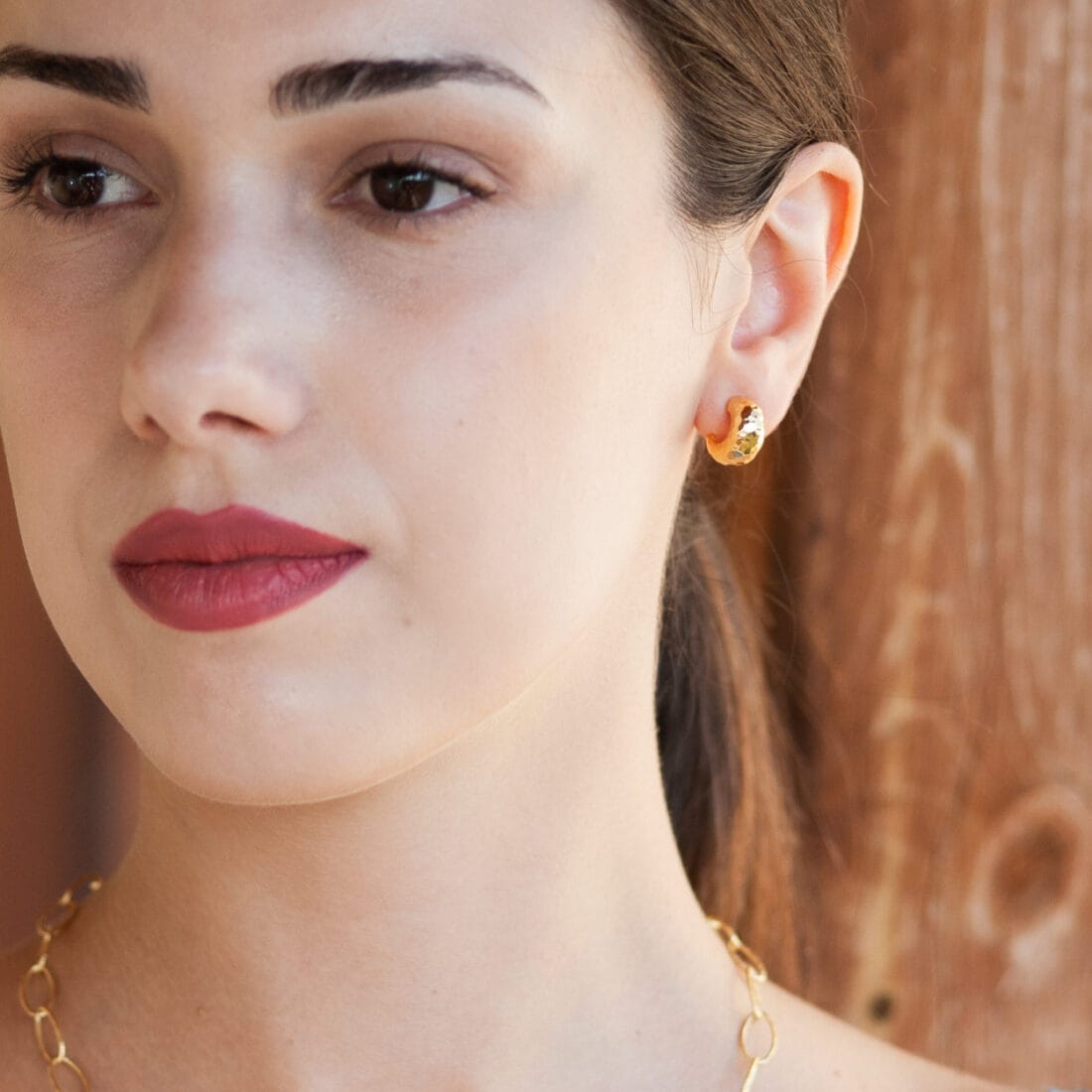 Σκουλαρίκια half hoops