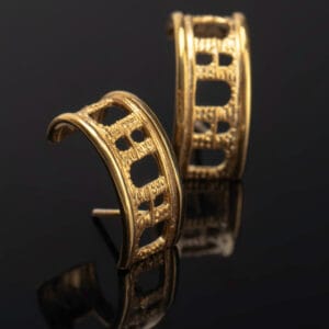 Σκουλαρίκια KAVALA half hoops