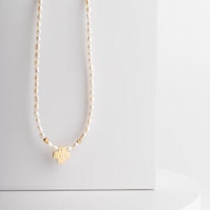 Σταυρός δύο όψεων με μαργαριτάρια